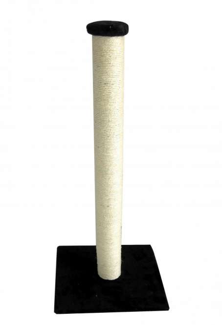 EBI Kratzstamm High-Post schwarz 90cm schlank Sisal