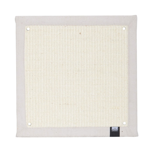 EBI Kratzmatte Krappa weiß quadratisch Sisal 38x38cm