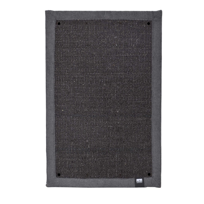 EBI Eck-Kratzmatte Krappa schwarz Sisal 58x38cm