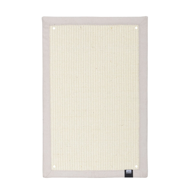 EBI Eck-Kratzmatte Krappa weiß Sisal 58x38cm