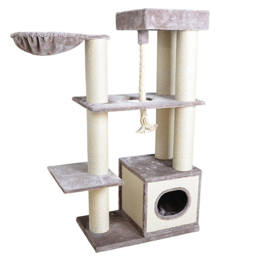 EBI Kratzbaum Leicester grau 15cm Sisal große Katzen extradicke Stämme