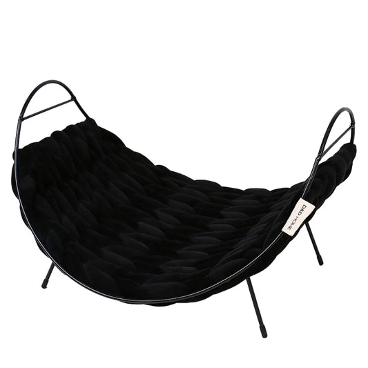 D&D Katzenbett Baily Fleece schwarz 40x35x20cm Katze kleiner Hund