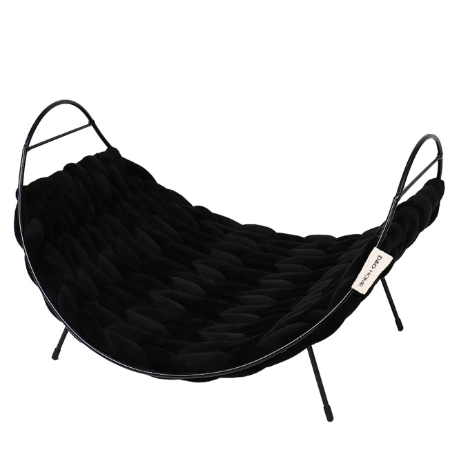 D&D Katzenbett Baily Fleece schwarz 50x45x25cm Katze Hund